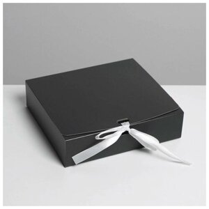 Коробка складная «Черная», 20 х 18 х 5 см