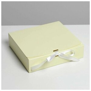 Коробка складная «Желтая», 20 х 18 х 5 см