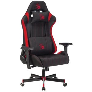 Кресло игровое A4Tech Bloody GC-950 черный/красный текстиль/эко. кожа крестовина металл