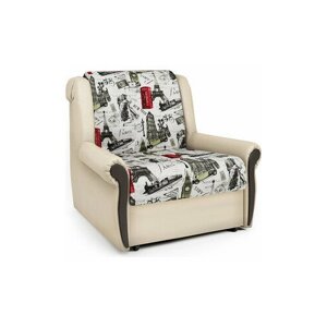 Кресло-кровать Шарм-Дизайн Аккорд М велюр Париж и экокожа беж