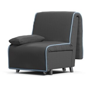 Кресло-кровать СМ 90 DeCanto ЯП (с ящиком и подушкой) Mura 96-Amigo Blue (93х105х95, СМ 93х203)