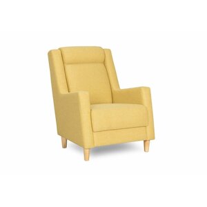 Кресло Нижегородмебель Дилан желтое 75х84х96 см