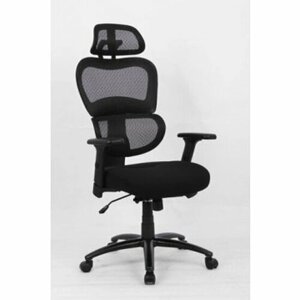 Кресло руководителя Easy Chair 647 TTW эргономичное, сетка, ткань TW черная