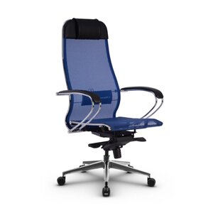 Кресло Samurai S-1.041 MPES, офисное кресло, компьютерное кресло, кресло самурай, кресло для дома и офиса, кресто Metta (Синий)