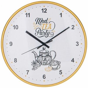 Кварцевые настенные часы Lefard "Mad tea party", пластиковые, 30,5см