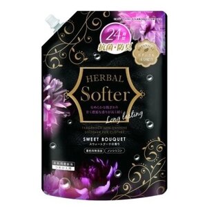 Mitsuei Herbal Sofer Кондиционер для белья концентрированный смягчающий длительного действия с ароматом сладкого букета 1200 мл в мягкой упаковке