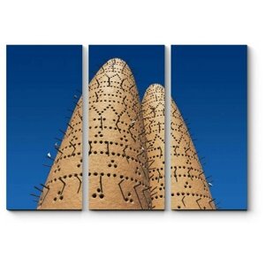 Модульная картина Голуби на башне в Катаре90x65