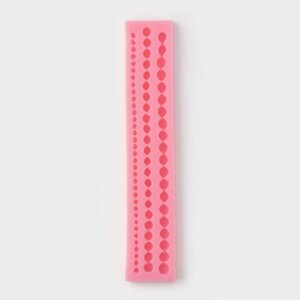 Молд Доляна «Жемчужная нить», силикон, 234 см, цвет микс