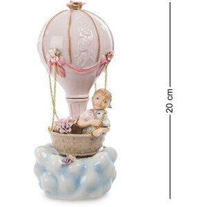 Музыкальная фигурка Малышка на воздушном шаре