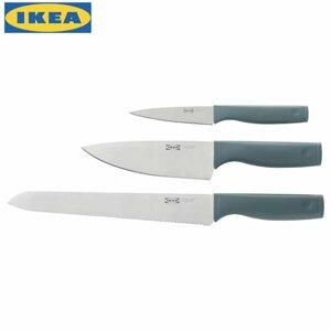 Набор кухонных ножей IKEA TIGERBARB (икеа тигербарб) 3 шт.