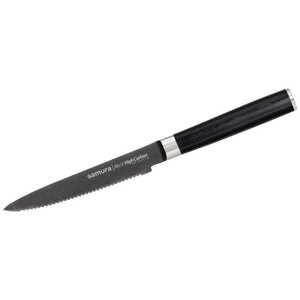 Набор ножей Samura Mo-V Stonewash, лезвие: 12 см, серый/черный