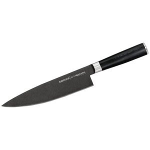 Набор ножей Шеф-нож Samura SM-0085B, лезвие: 20 см, черный