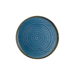 Набор тарелок 4 штуки, серия Sapphire, диаметр 28 см, фарфор, синий, Bonna