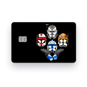 Наклейка на банковскую карту, стикер на карту, маленький чип, мемы, приколы, комиксы, стильная наклейка Звездные Войны, Star Wars №11