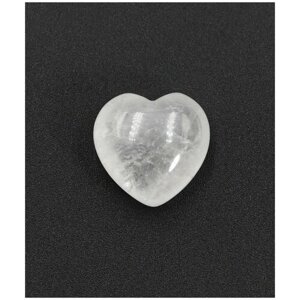 Натуральный камень (минерал) Сердце", горный хрусталь 2 х 2 см