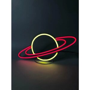 Неоновый светильник "Сатурн"