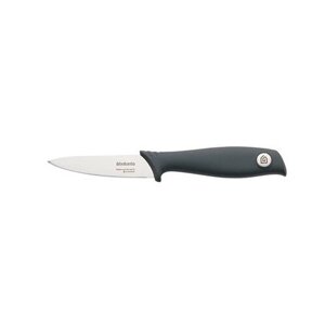 Нож для очистки овощей материал нержавеющая сталь + пластик, цвет темно-серый, Brabantia, Бельгия, 120961