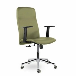 Офисное кресло UTFC М-903 софт хром СР S-0416 Светло-зеленое