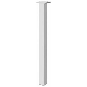 Опора для барной стойки нерегулируемая квадратная высота 1100 мм алюминий (1 шт.)