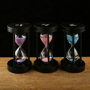 Песочные часы "Ламера", на 15 минут, 18 х 10 см (комплект из 2 шт)