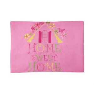 Плед флисовый "Sweet Home", 100% полиэстер, размер 80*120 см (pink)