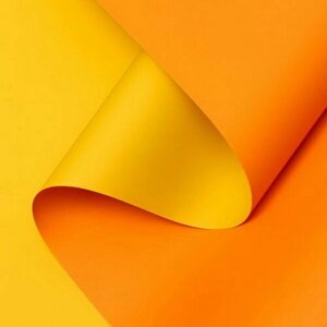 Пленка матовая, желтый, оранжевый, 0.58 x 10 м