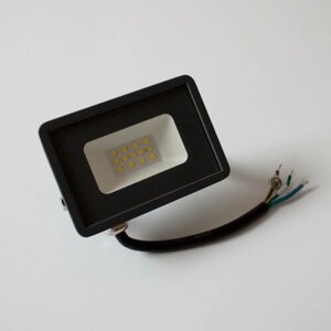 Прожектор светодиодный СДО 10Вт 6500К IP65 серый Фарлайт