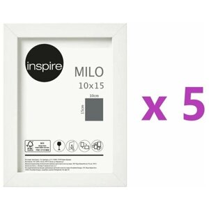 Рамка Inspire Milo, 10x15 см, цвет белый, 5 шт