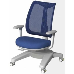 Растущее кресло Falto Kids Optima обивка сетка/ткань, для детей от 3 до 18 лет, макс. нагрузка 110 кг, съемный чехол CH11FW-BLUE синий