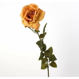 Роза голландская d 14 см 92 см 1 шт. тёмно бежевая