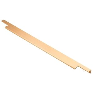 Ручка мебельная GTV LIND мебельная алюминиевая, установочный размер: 224 мм, длина: 49.6 см, брашированное золото