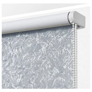 Рулонная штора блэкаут 80 x 175 см - Жалюзи на окна "Сноу", цвет серый