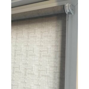 Рулонные шторы, Крис серый, 90x170 см