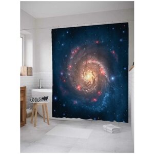 Штора для ванной JoyArty Тайная галактика 180х200 (sc-14493)180х200 см