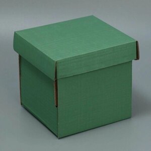 Складная коробка "Оливковая", 16.6 х 15.5 х 15.3 см