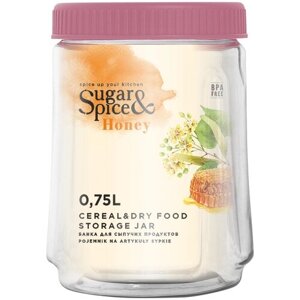 Sugar & Spice Банка для сыпучих продуктов Honey, 750 мл, 10x13.6 см