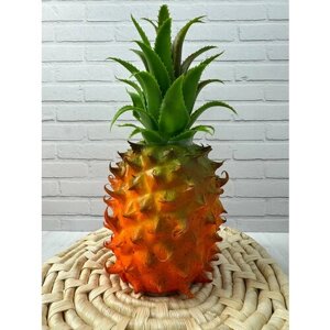 SunGrass / Искусственные фрукты - ананас 23 см (плод 12 см) / Муляж фруктов и овощей