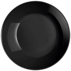 Тарелка LUMINARC Diwali black 19см, десертная, стекло