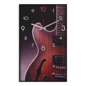 TIMEBOX Часы-картина настенные, интерьерные "Гитара", плавный ход, 57 х 35 см