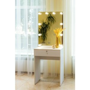 Туалетный столик "Мини/зеркало без рамы", 60x40x160 см