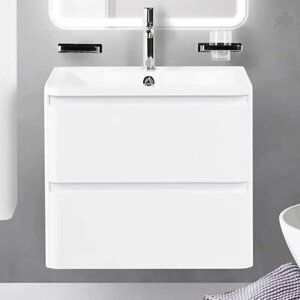 Тумба с раковиной BelBagno Albano 70 подвесная, bianco lucido