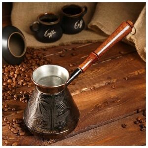 Турка для кофе медная «Верность», 0,6л