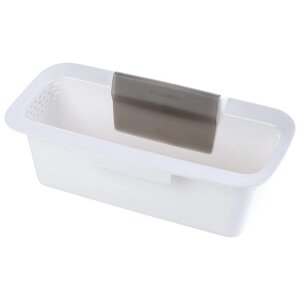 Ведро Tescoma Clean Kit 900681, 3 л белый/серый 11 см 30 см 3 л прямоугольная 0.24 кг 12 см