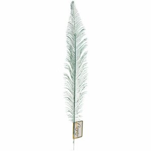 Ветка декоративная «Волшебное перо» 53 см, Нежный зеленый