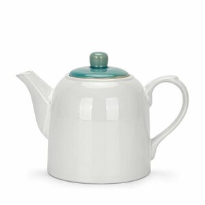 Заварочный чайник Fissman CELINE 1л, цвет Лазурный (керамика) (6227)