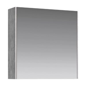 Зеркальный шкаф Aqwella Mobi 61 бетон светлый