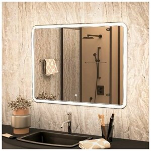 Зеркало Art&Max Vita 100 AM-Vit-1000-800-DS-F с подсветкой, белый