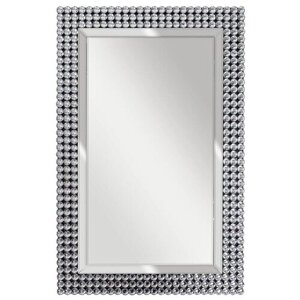 Зеркало Garda Decor прямоугольное с кристаллами-кабошонами 50SX-19003/1