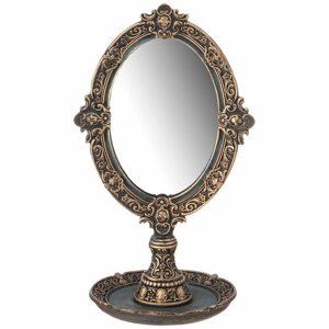 Зеркало настольное коллекция рококо, 15,5*12,7*17cm KSG-504-419