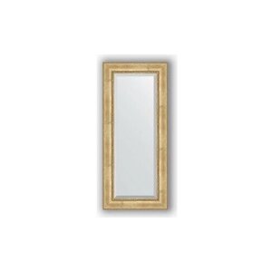 Зеркало с фацетом в багетной раме поворотное Evoform Exclusive 67x152 см, состаренное серебро с орнаментом 120 мм (BY 3558)
